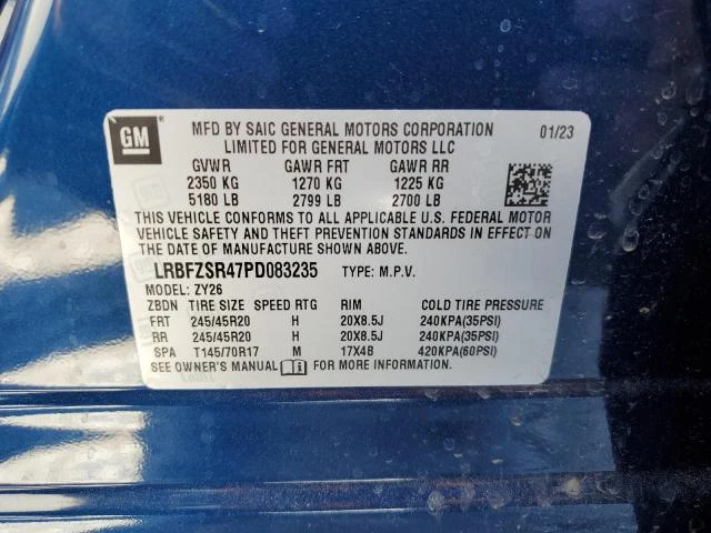 Photo 12 VIN: LRBFZSR47PD083235 - BUICK ENVISION A 