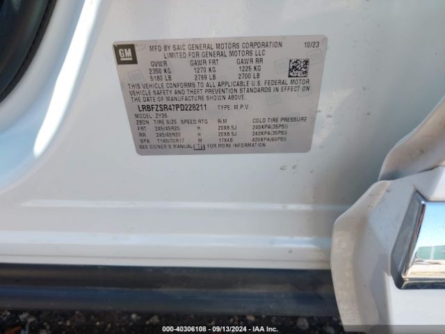 Photo 8 VIN: LRBFZSR47PD228211 - BUICK ENVISION 