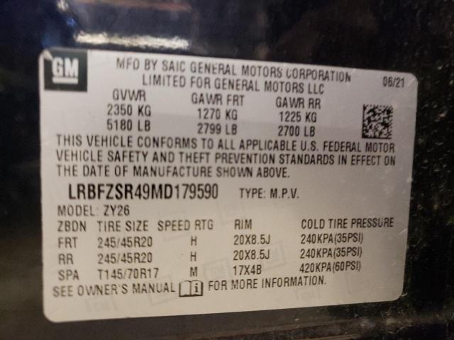 Photo 9 VIN: LRBFZSR49MD179590 - BUICK ENVISION A 