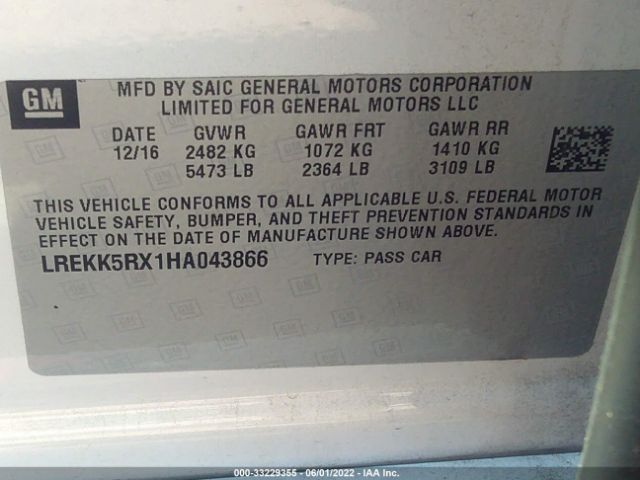 Photo 8 VIN: LREKK5RX1HA043866 - CADILLAC CT6 SEDAN 