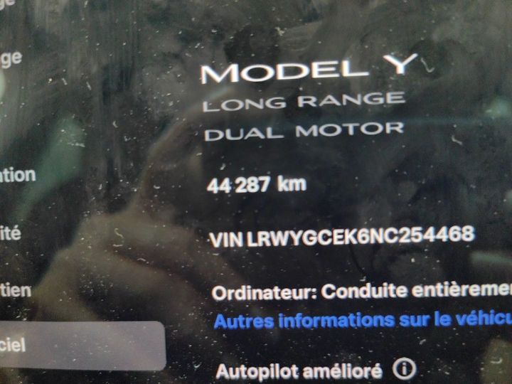 Photo 5 VIN: LRWYGCEK6NC254468 - TESLA MODEL Y 