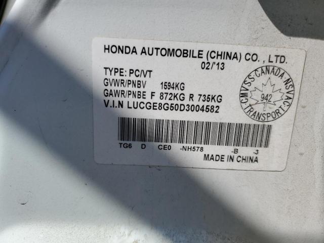 Photo 11 VIN: LUCGE8G50D3004582 - HONDA FIT LX 