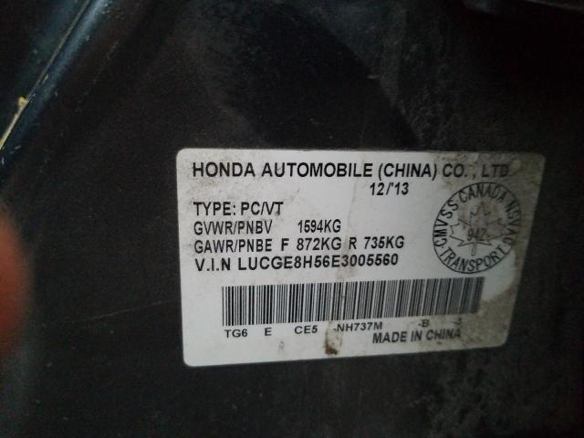 Photo 11 VIN: LUCGE8H56E3005560 - HONDA FIT LX 