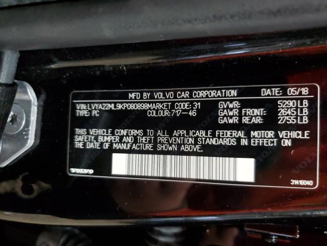 Photo 11 VIN: LVYA22ML9KP080898 - VOLVO S90 