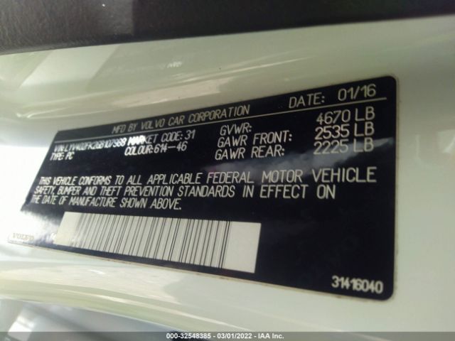 Photo 8 VIN: LYV402FK2GB107988 - VOLVO S60 INSCRIPTION 