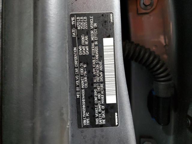 Photo 11 VIN: LYV402HK6HB144606 - VOLVO S60 PREMIE 