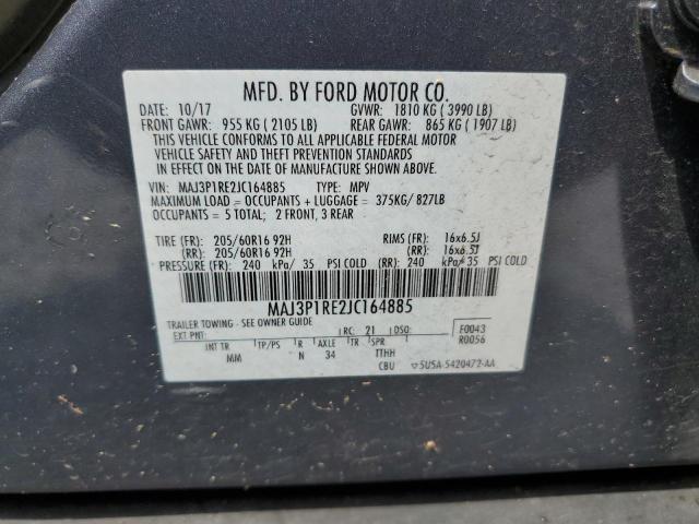 Photo 12 VIN: MAJ3P1RE2JC164885 - FORD ECOSPORT S 