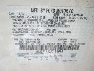 Photo 8 VIN: MAJ3P1RE2JC186014 - FORD ECOSPORT S 