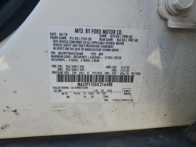 Photo 11 VIN: MAJ3P1TE0JC216488 - FORD ECOSPORT S 