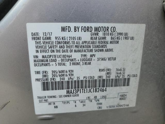 Photo 12 VIN: MAJ3P1TE1JC182464 - FORD ECOSPORT S 