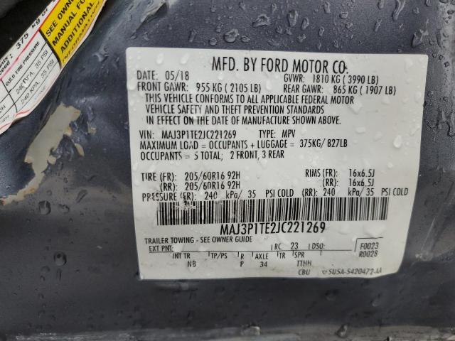 Photo 12 VIN: MAJ3P1TE2JC221269 - FORD ECOSPORT S 