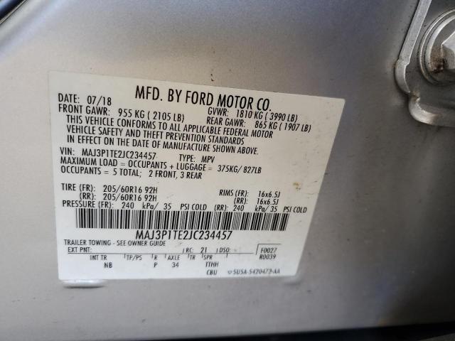 Photo 11 VIN: MAJ3P1TE2JC234457 - FORD ECOSPORT S 