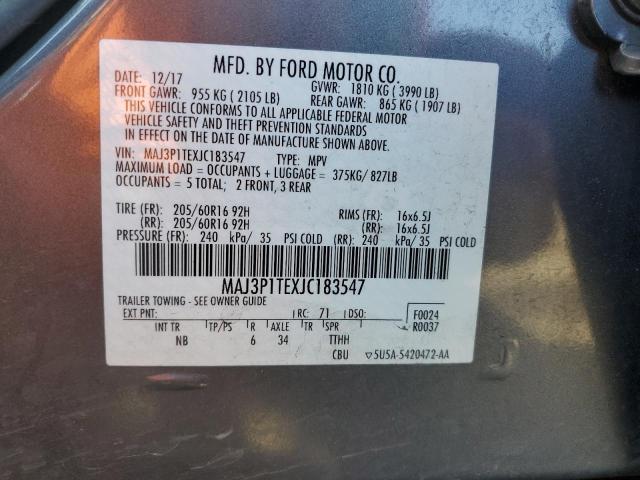 Photo 12 VIN: MAJ3P1TEXJC183547 - FORD ECOSPORT 