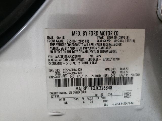 Photo 11 VIN: MAJ3P1TEXJC226848 - FORD ECOSPORT 