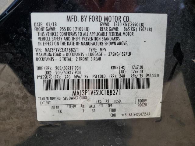 Photo 12 VIN: MAJ3P1VE2JC188271 - FORD ECOSPORT 