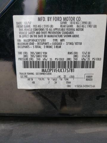 Photo 9 VIN: MAJ3P1VE4JC175781 - FORD ECOSPORT T 