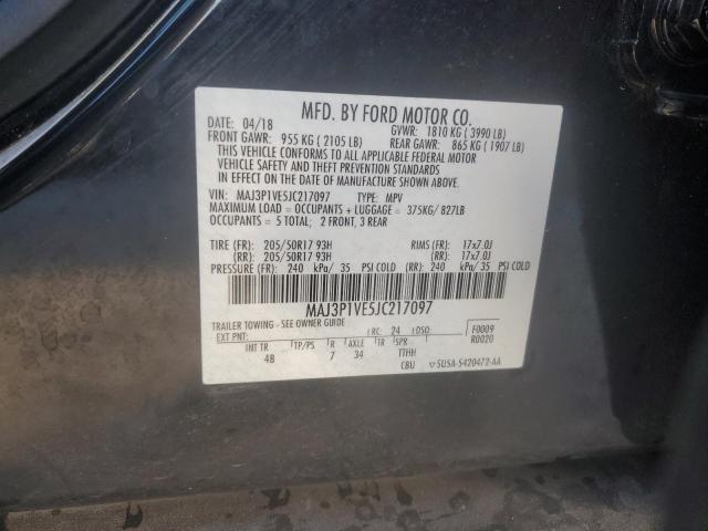 Photo 12 VIN: MAJ3P1VE5JC217097 - FORD ECOSPORT T 