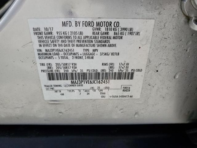 Photo 12 VIN: MAJ3P1VE6JC162451 - FORD ECOSPORT T 