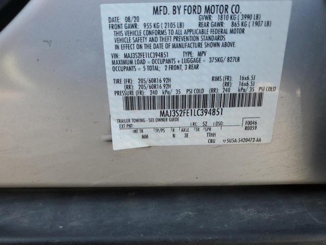 Photo 11 VIN: MAJ3S2FE1LC394851 - FORD ECOSPORT S 