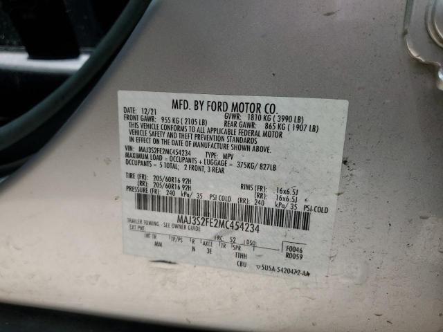 Photo 11 VIN: MAJ3S2FE2MC454234 - FORD ECOSPORT S 