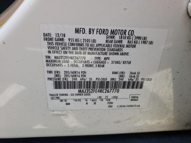 Photo 11 VIN: MAJ3S2FE4KC267770 - FORD ECOSPORT 