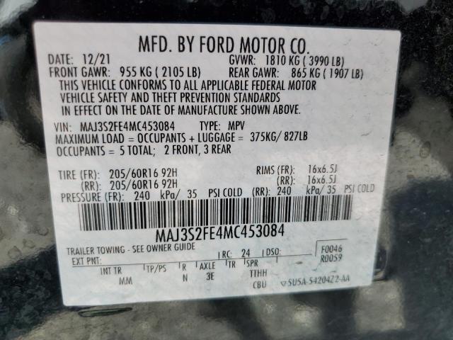 Photo 12 VIN: MAJ3S2FE4MC453084 - FORD ECOSPORT 