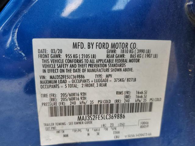 Photo 12 VIN: MAJ3S2FE5LC369886 - FORD ECOSPORT 