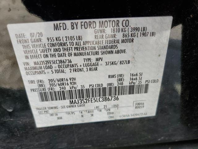 Photo 9 VIN: MAJ3S2FE5LC386736 - FORD ECOSPORT S 