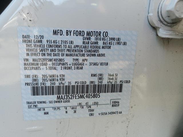 Photo 9 VIN: MAJ3S2FE5MC405805 - FORD ECOSPORT S 