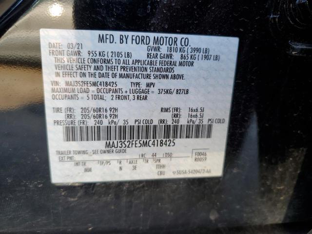 Photo 12 VIN: MAJ3S2FE5MC418425 - FORD ECOSPORT S 