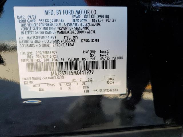 Photo 11 VIN: MAJ3S2FE5MC441929 - FORD ECOSPORT S 