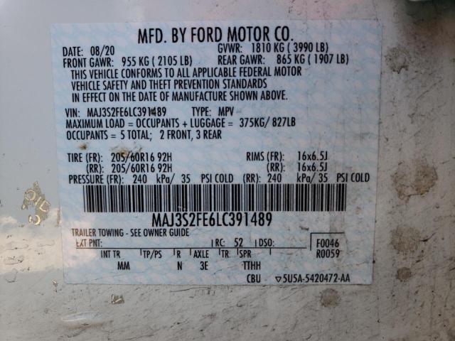 Photo 11 VIN: MAJ3S2FE6LC391489 - FORD ECOSPORT 