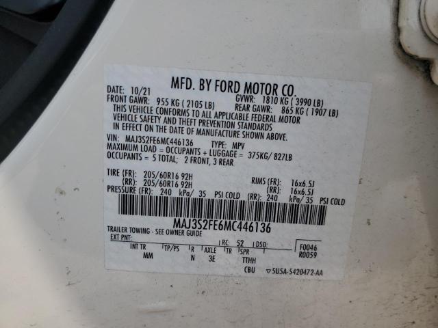 Photo 13 VIN: MAJ3S2FE6MC446136 - FORD ECOSPORT S 