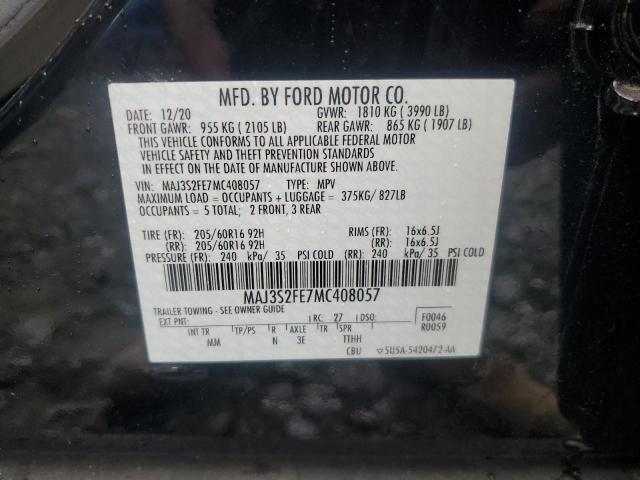 Photo 12 VIN: MAJ3S2FE7MC408057 - FORD ECOSPORT S 