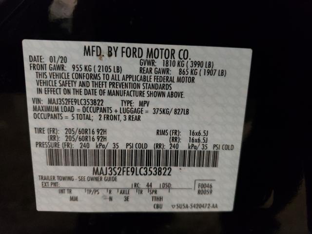 Photo 9 VIN: MAJ3S2FE9LC353822 - FORD ECOSPORT S 