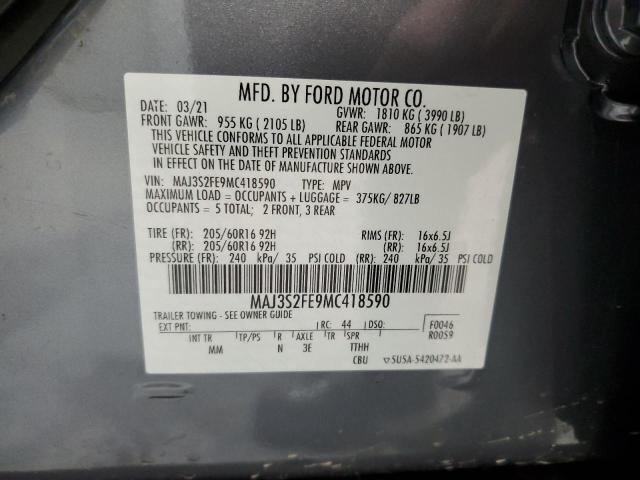 Photo 13 VIN: MAJ3S2FE9MC418590 - FORD ECOSPORT S 