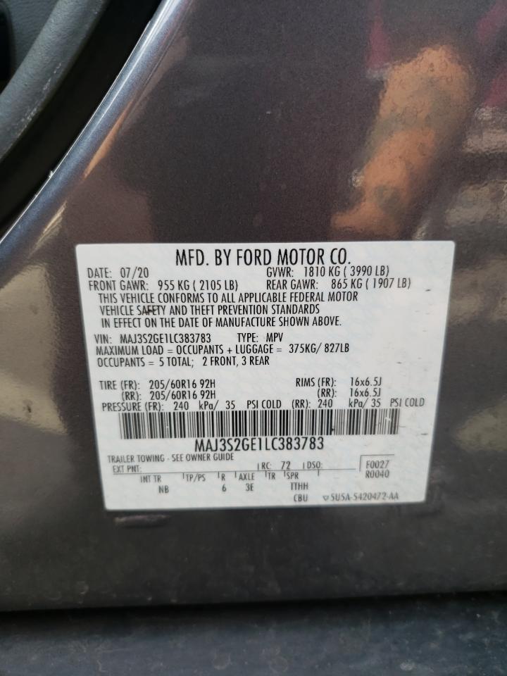 Photo 11 VIN: MAJ3S2GE1LC383783 - FORD ECOSPORT 