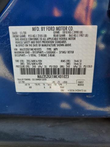 Photo 11 VIN: MAJ3S2GE1MC401023 - FORD ECOSPORT 