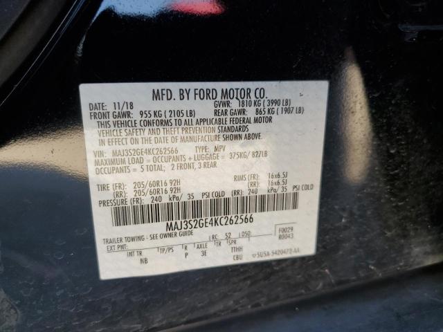 Photo 11 VIN: MAJ3S2GE4KC262566 - FORD ECOSPORT 