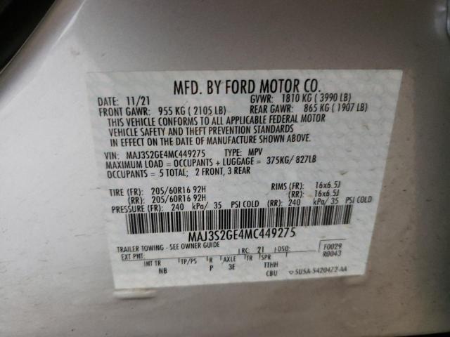 Photo 11 VIN: MAJ3S2GE4MC449275 - FORD ECOSPORT 