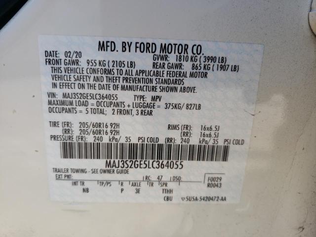 Photo 9 VIN: MAJ3S2GE5LC364055 - FORD ECOSPORT S 