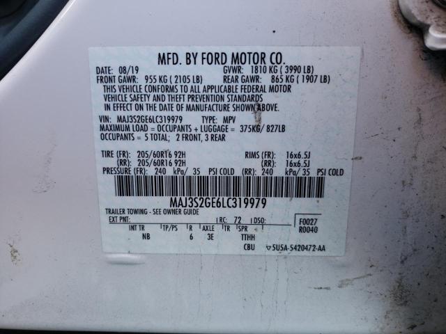 Photo 11 VIN: MAJ3S2GE6LC319979 - FORD ECOSPORT 