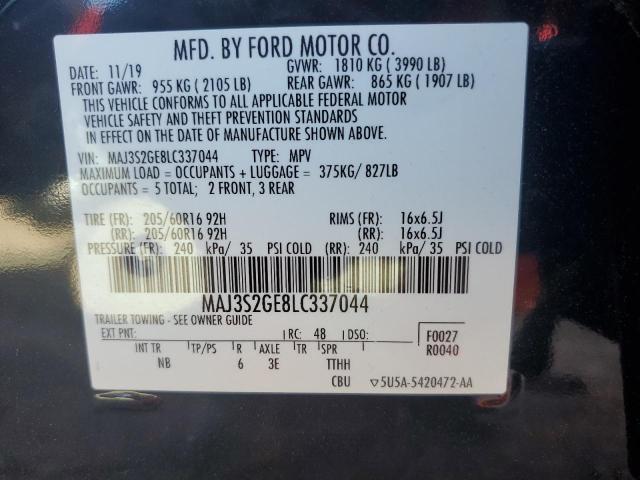 Photo 12 VIN: MAJ3S2GE8LC337044 - FORD ECOSPORT 