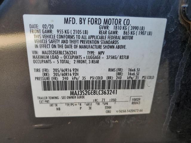 Photo 11 VIN: MAJ3S2GE8LC363241 - FORD ECOSPORT 