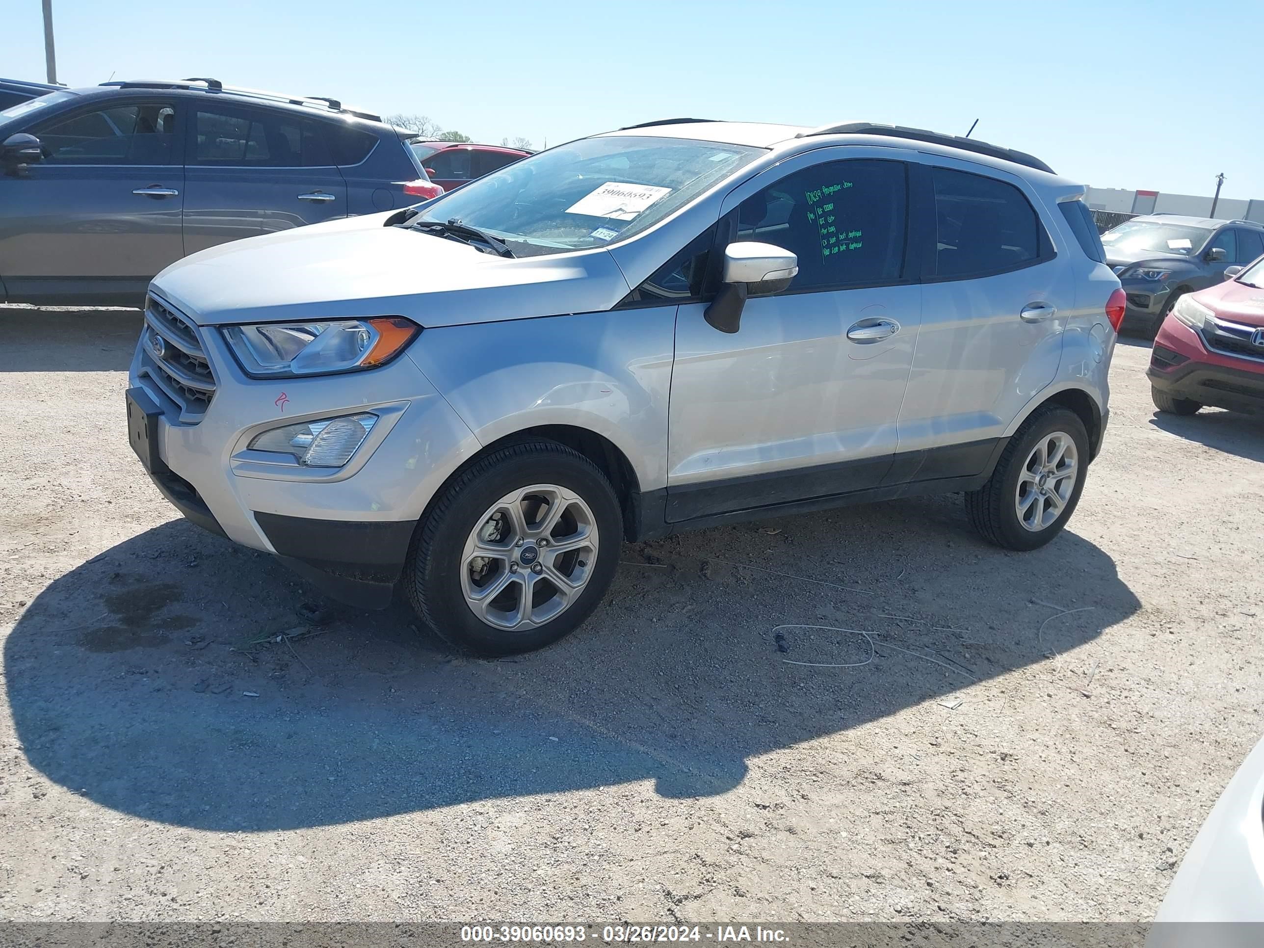 Photo 1 VIN: MAJ3S2GE8MC397696 - FORD ECOSPORT 