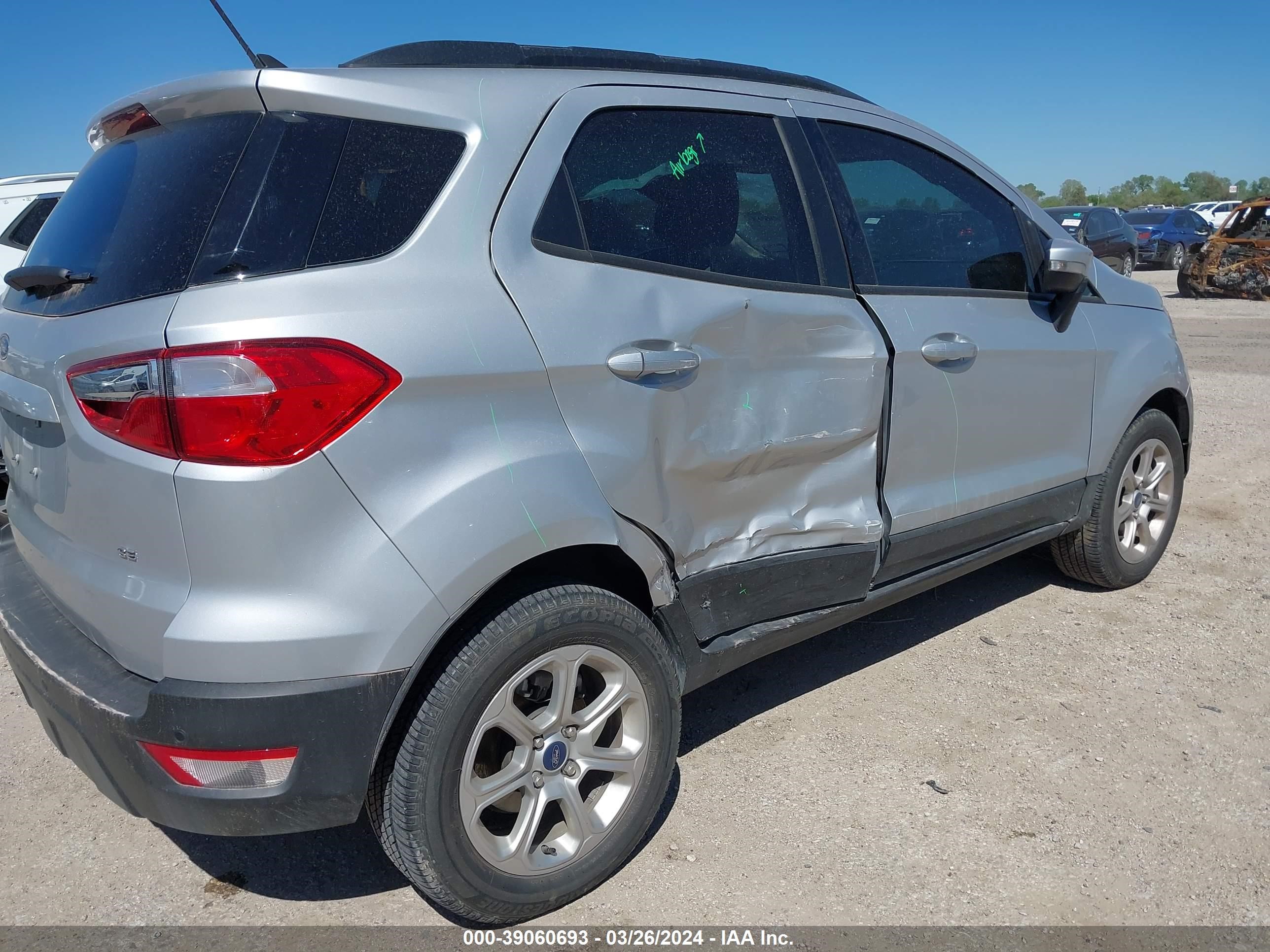 Photo 5 VIN: MAJ3S2GE8MC397696 - FORD ECOSPORT 