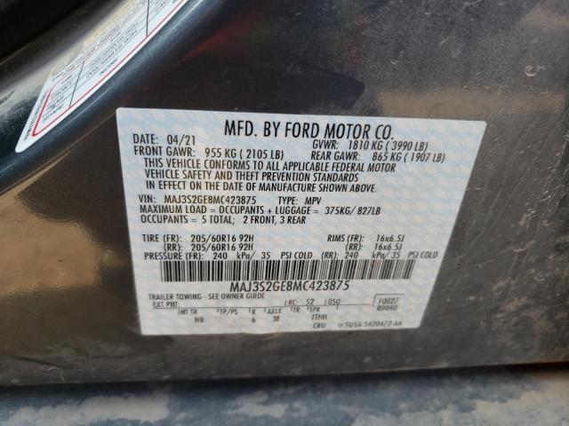 Photo 13 VIN: MAJ3S2GE8MC423875 - FORD ECOSPORT S 