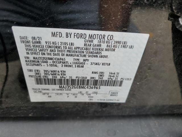 Photo 11 VIN: MAJ3S2GE8MC436965 - FORD ECOSPORT S 