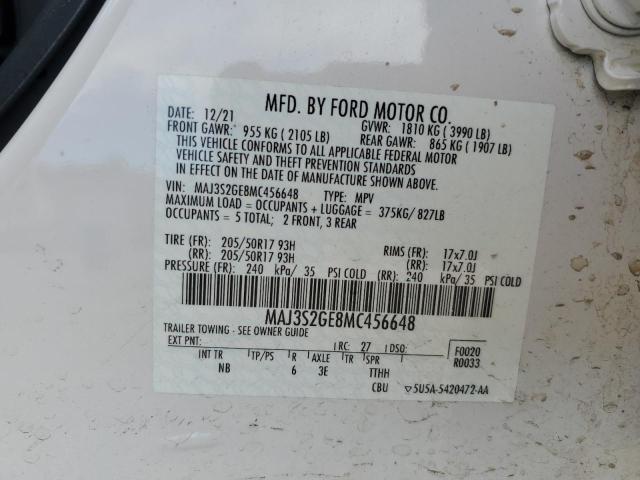 Photo 13 VIN: MAJ3S2GE8MC456648 - FORD ECOSPORT S 