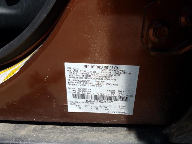 Photo 9 VIN: MAJ3S2GE9KC267309 - FORD ECOSPORT S 